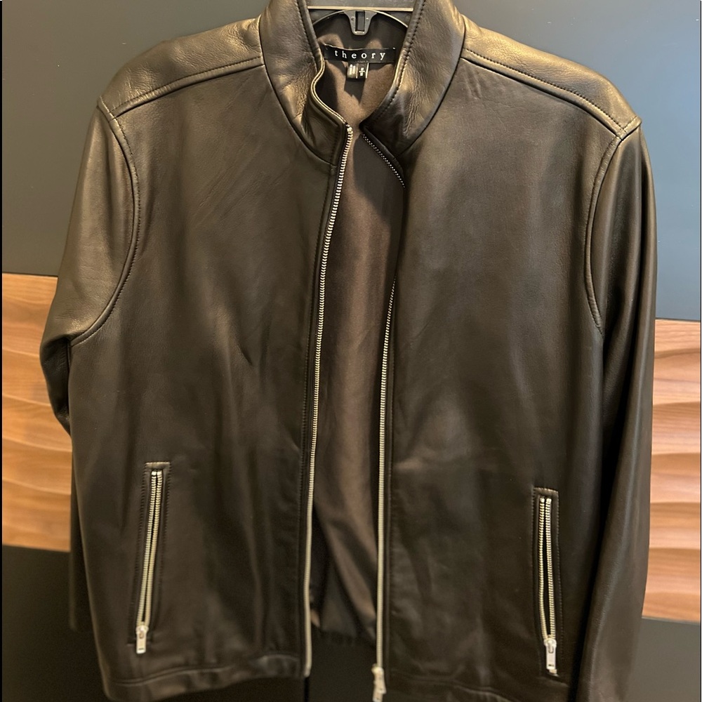 Theory leather jacket